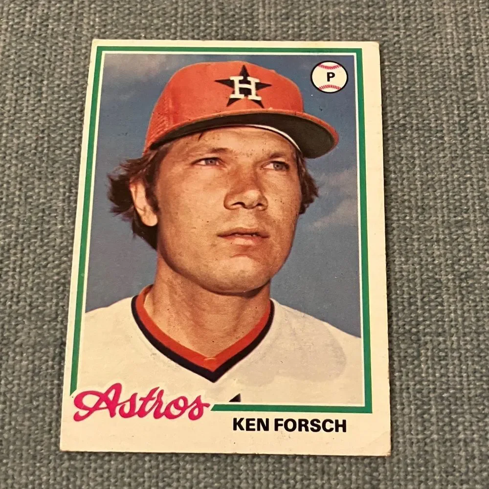 1978 Topps Houston Astros Baseball Card Trading Card